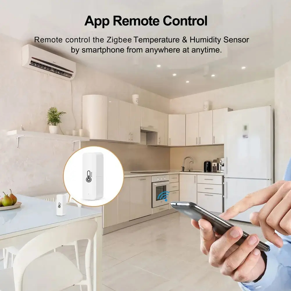 CẢM BIẾN NHIỆT ĐỘ ĐỘ ẨM THÔNG MINH ZIGBEE 19 CẢM BIẾN NHIỆT ĐỘ ĐỘ ẨM THÔNG MINH ZIGBEE