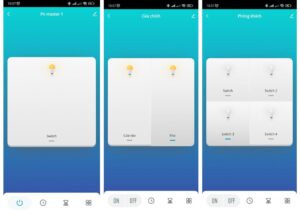 CÔNG TẮC GITTA Chữ Nhật/Vuông – Trắng/Đen