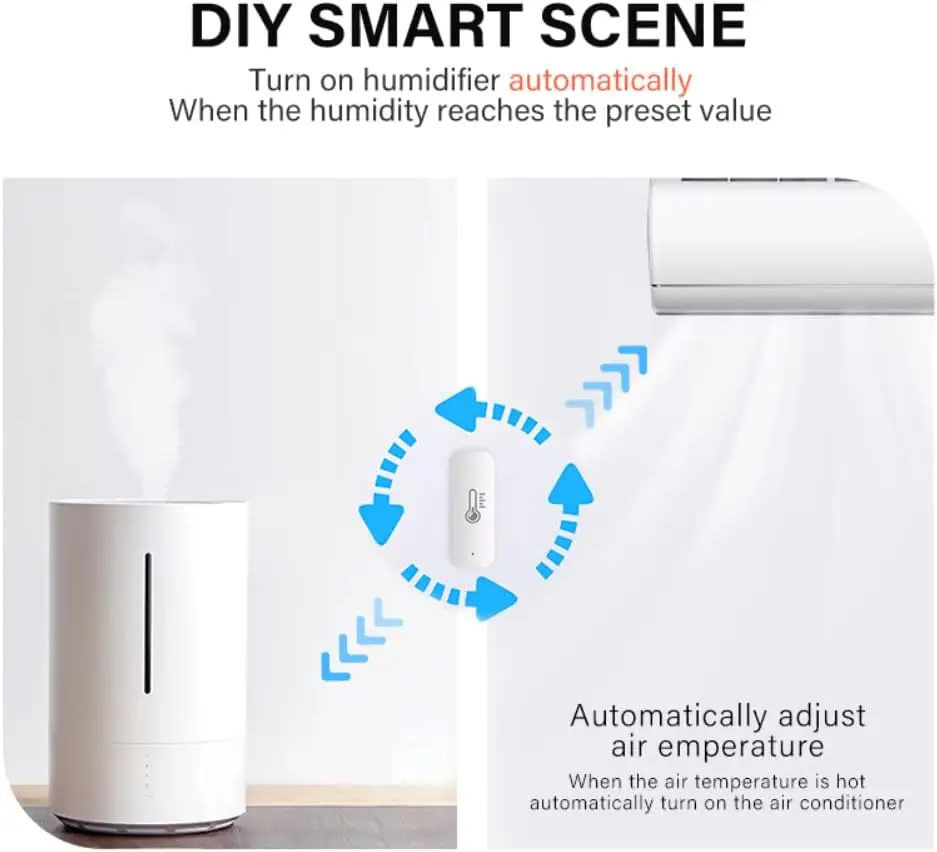 CẢM BIẾN NHIỆT ĐỘ ĐỘ ẨM THÔNG MINH ZIGBEE 4 Cảm Biến Nhiệt Độ, Độ Ẩm Thông Minh