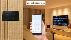 CÔNG TẮC GITTA Chữ Nhật/Vuông – Trắng/Đen