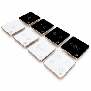 CÔNG TẮC GITTA Chữ Nhật/Vuông - Trắng/Đen