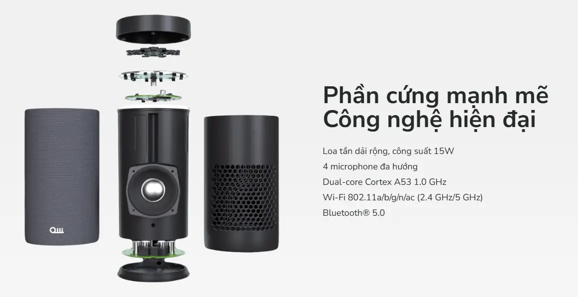 Điều khiển nhà thông minh Gitta bằng loa thông minh MAIKA 4 Loa Thông Minh (trợ lý ảo)