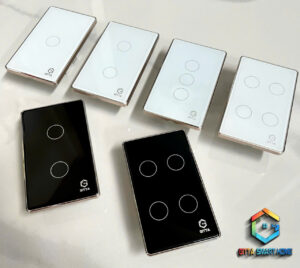 CÔNG TẮC GITTA Chữ Nhật/Vuông – Trắng/Đen