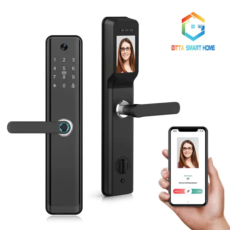 Khoá vân tay cửa gỗ F11 6068 Camera