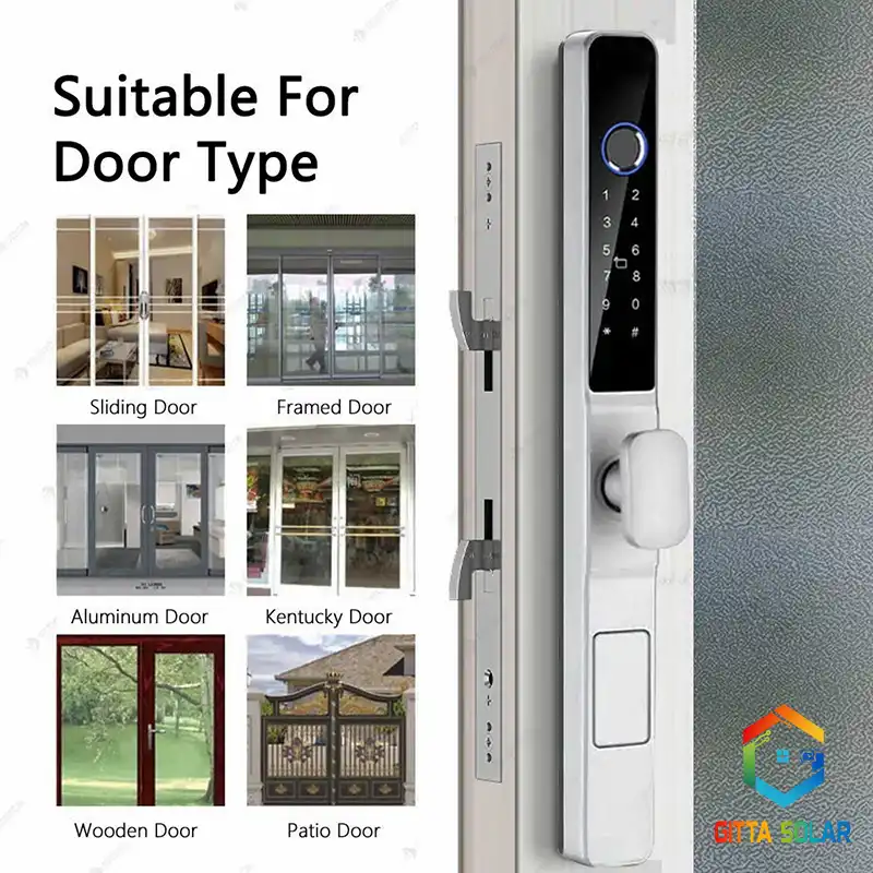 Khoá vân tay cửa nhôm Tuya S608 V