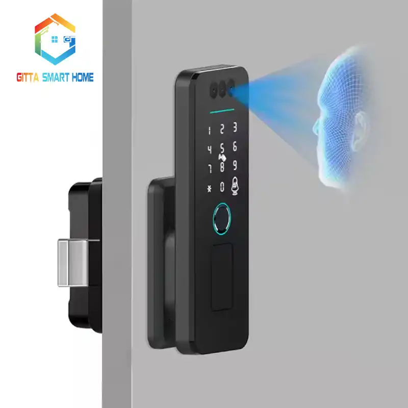 Khoá vân tay cửa sắt Tuya G11 Face ID – Vân tay 2 chiều