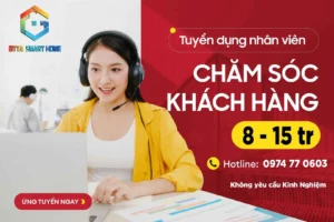 TUYỂN NHÂN VIÊN SALE – CHĂM SÓC KHÁCH HÀNG 3 TUYỂN NHÂN VIÊN SALE – CHĂM SÓC KHÁCH HÀNG