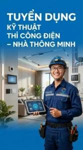 KỸ THUẬT THI CÔNG ĐIỆN – NHÀ THÔNG MINH (SMARTHOME) 2 KỸ THUẬT THI CÔNG ĐIỆN – NHÀ THÔNG MINH (SMARTHOME)