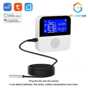 Cảm biến nhiệt độ và độ ẩm WIFI 9 Cảm biến nhiệt độ và độ ẩm WIFI