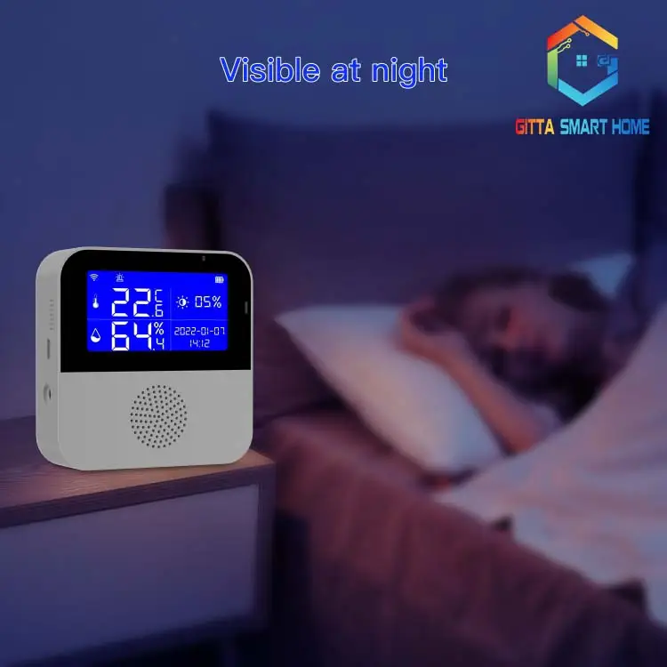Cảm biến nhiệt độ và độ ẩm WIFI 17 Cảm biến nhiệt độ và độ ẩm WIFI