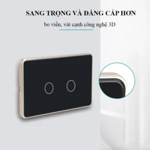 Công tấc thông minh GITTA bản bo góc